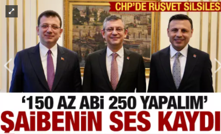 CHP'deki şaibenin ses kaydı ortaya çıktı: 150 az Fahrettin abi 250 yapalım