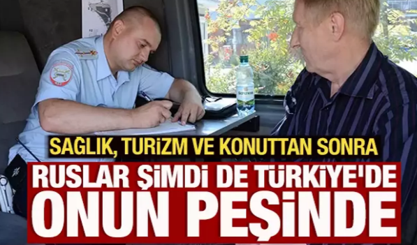 Ruslar şimdi de Türkiye'de ehliyet peşinde! Akın akın geliyorlar